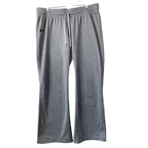 Under Armour Semi Fitted Fleece Lined Wide Leg Jogger Sz XL Unisex Gray Gorpcore